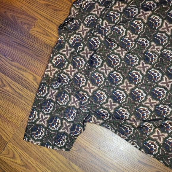 Tommy Hilfiger Paisley Shirt Men’s M  Tribal Print Casual Button Down A81 - Picture 9 of 10